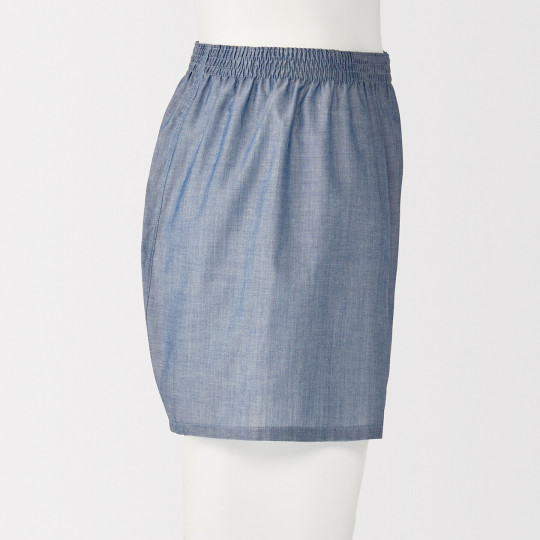 Bokserki bawełniane niebieskie