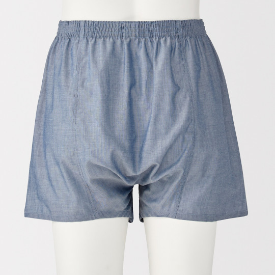 Bokserki bawełniane niebieskie