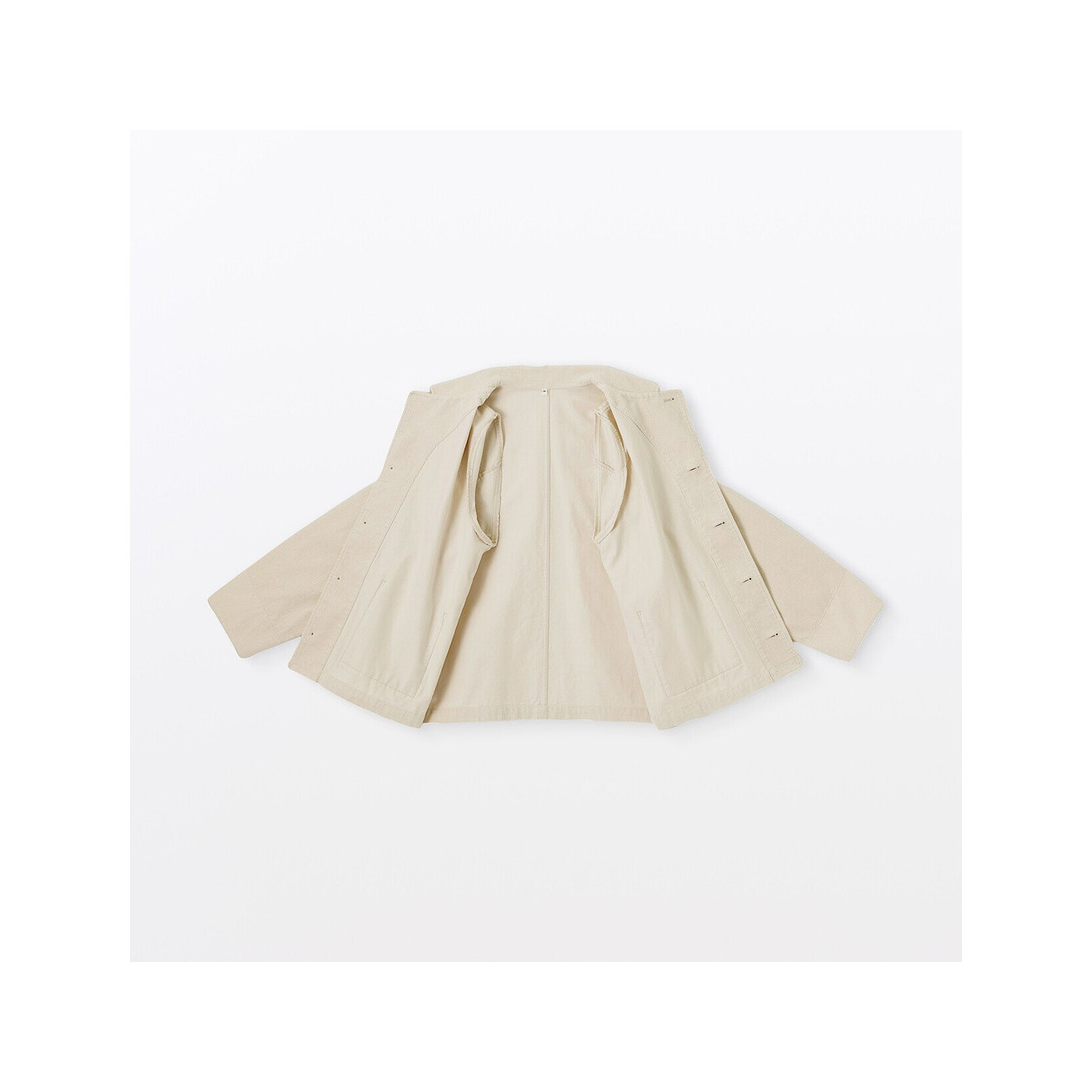 Kurtka z kapoku kremowa