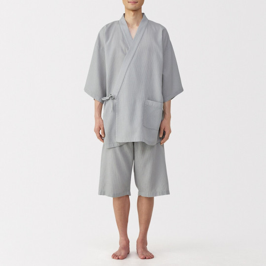 Jinbei z lyocellu szary