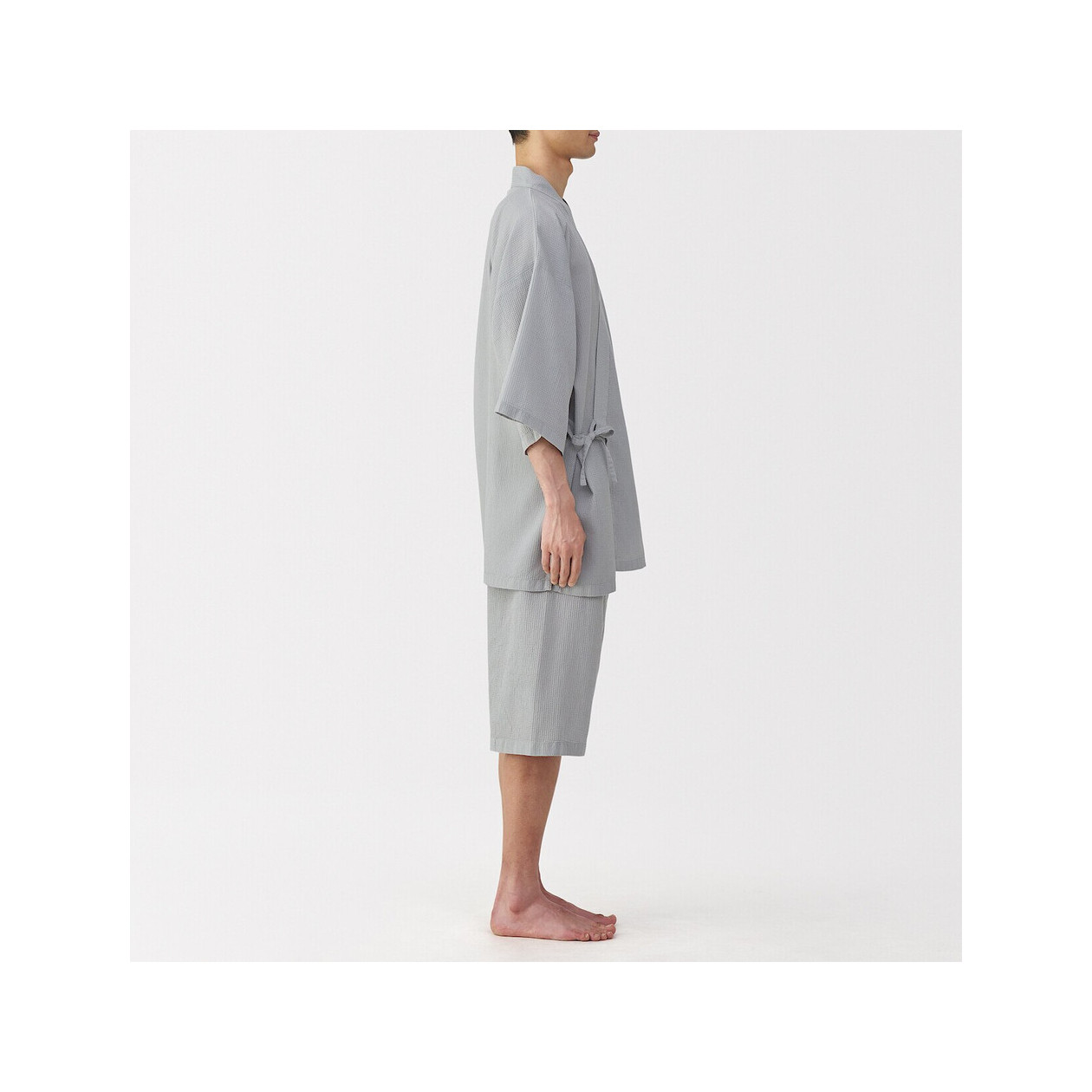 Jinbei z lyocellu szary