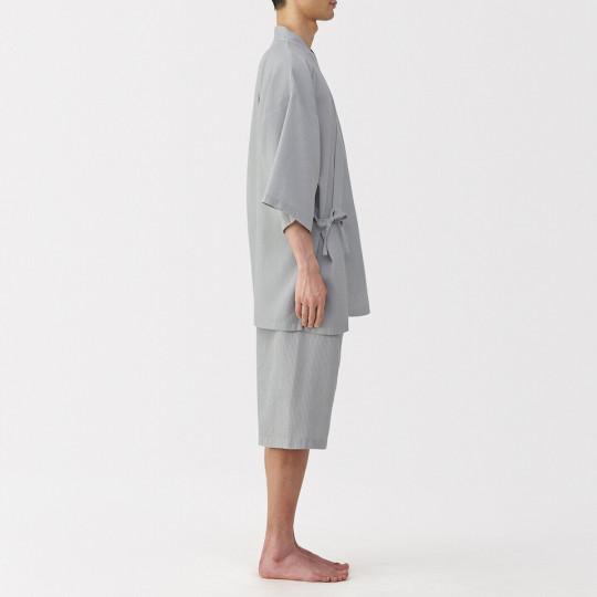 Jinbei z lyocellu szary