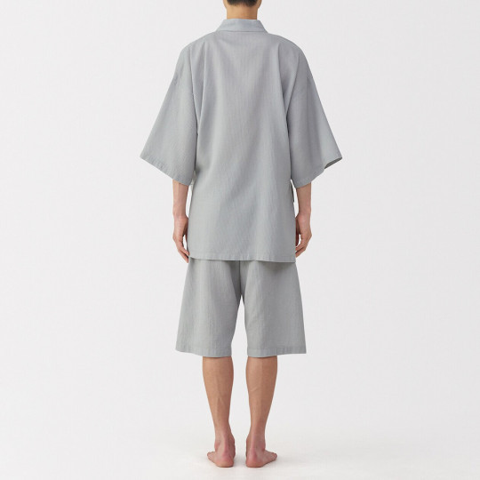 Jinbei z lyocellu szary