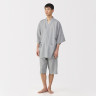 Jinbei z lyocellu szary