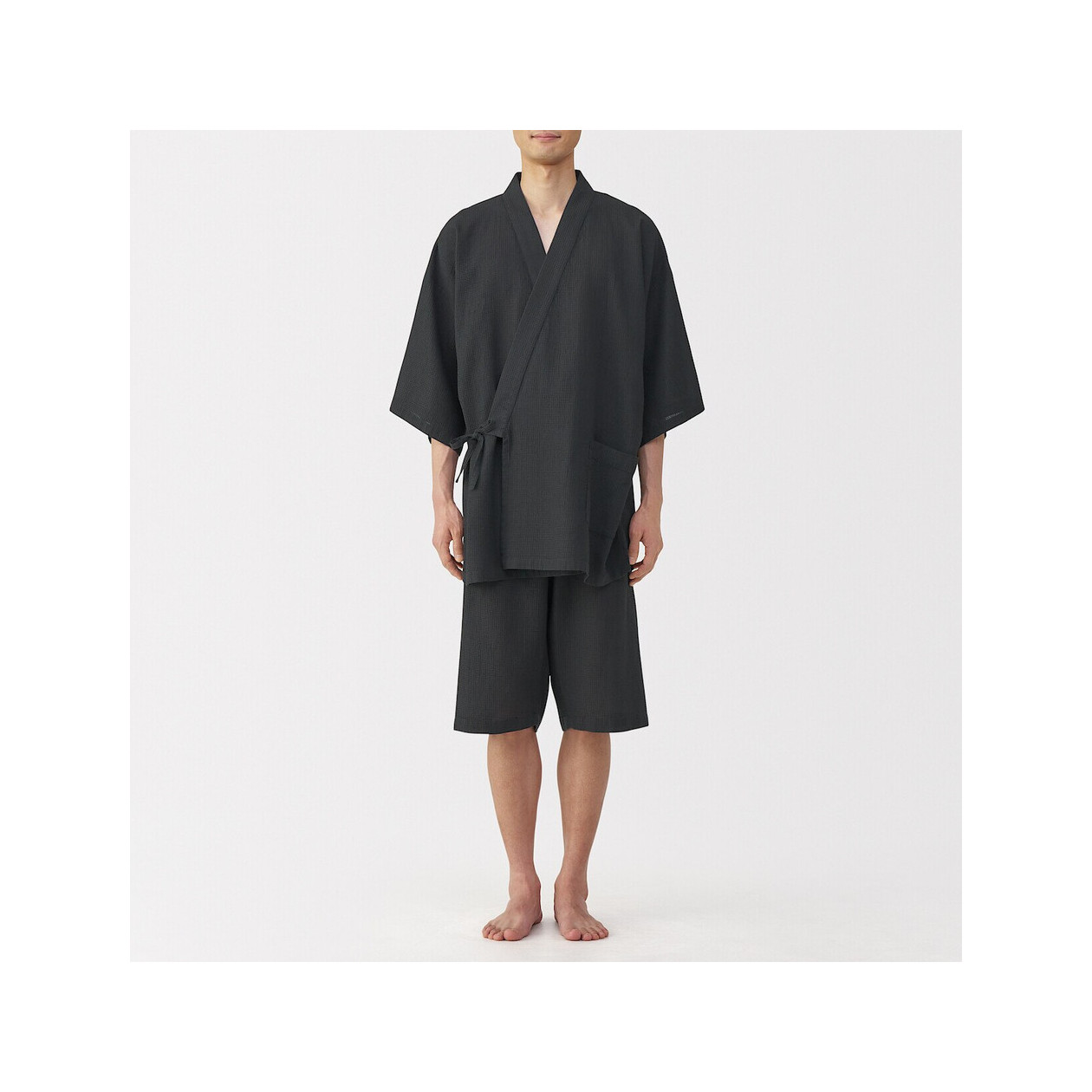 Jinbei z lyocellu ciemnoszary