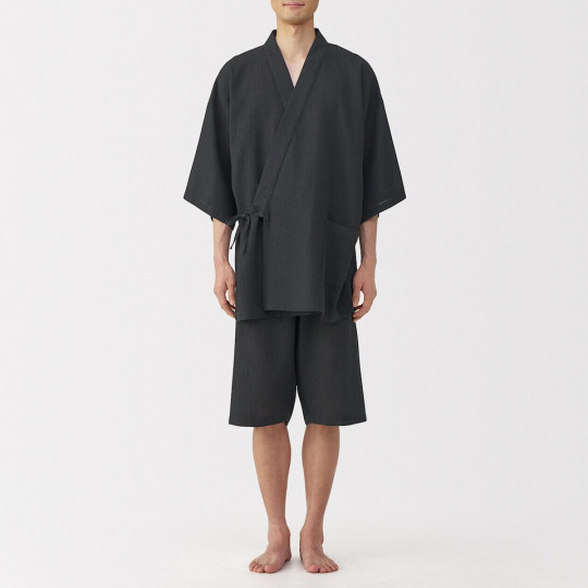 Jinbei z lyocellu ciemnoszary