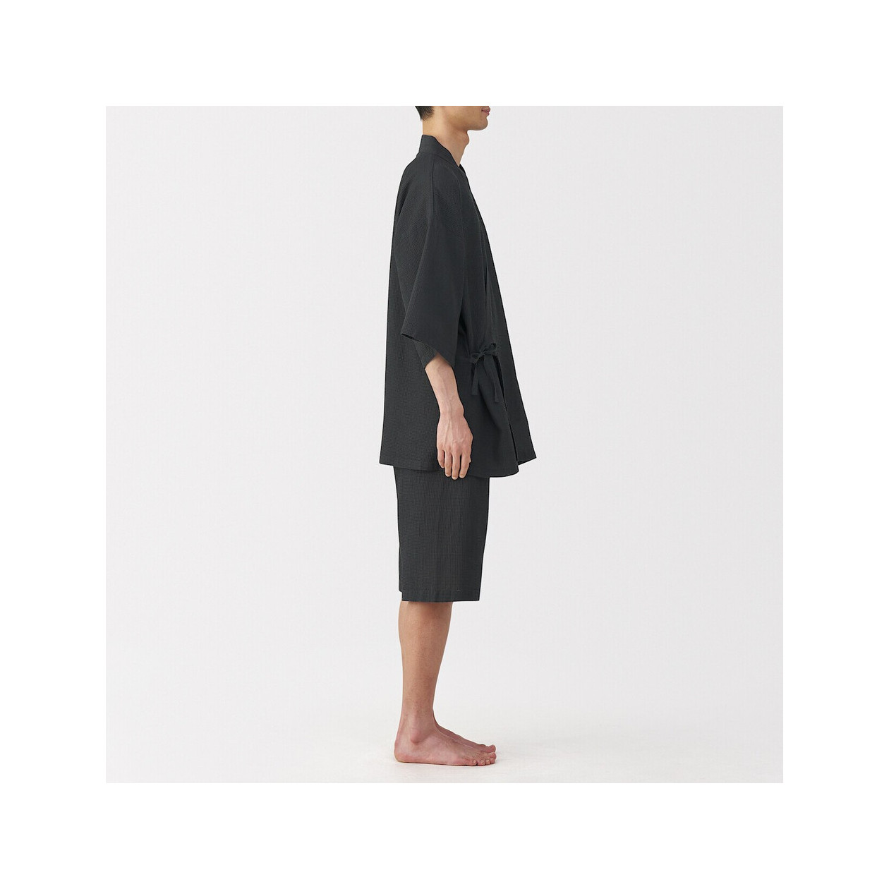 Jinbei z lyocellu ciemnoszary