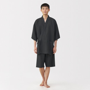 Jinbei z lyocellu ciemnoszary