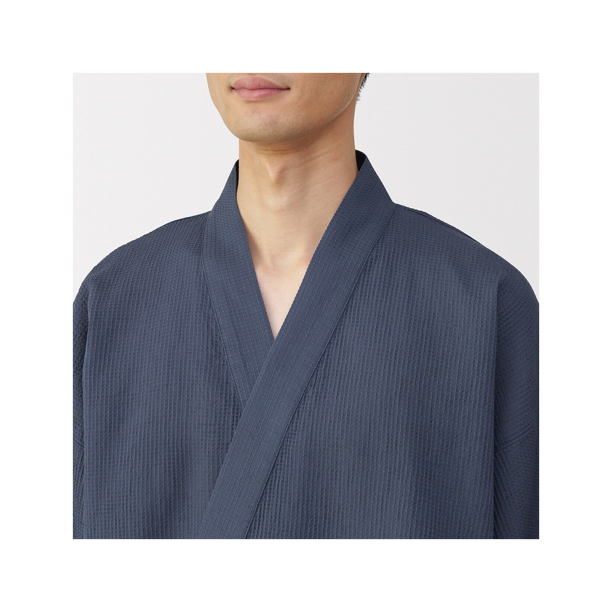 Jinbei z lyocellu granatowy