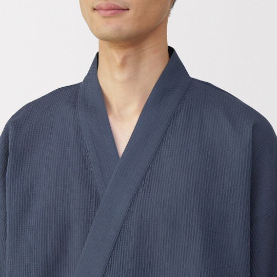 Jinbei z lyocellu granatowy