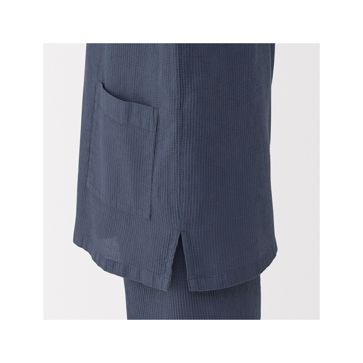 Jinbei z lyocellu granatowy