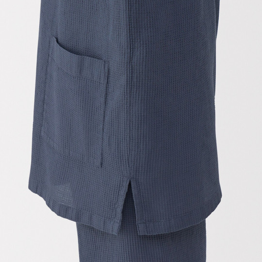 Jinbei z lyocellu granatowy