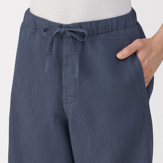 Jinbei z lyocellu granatowy