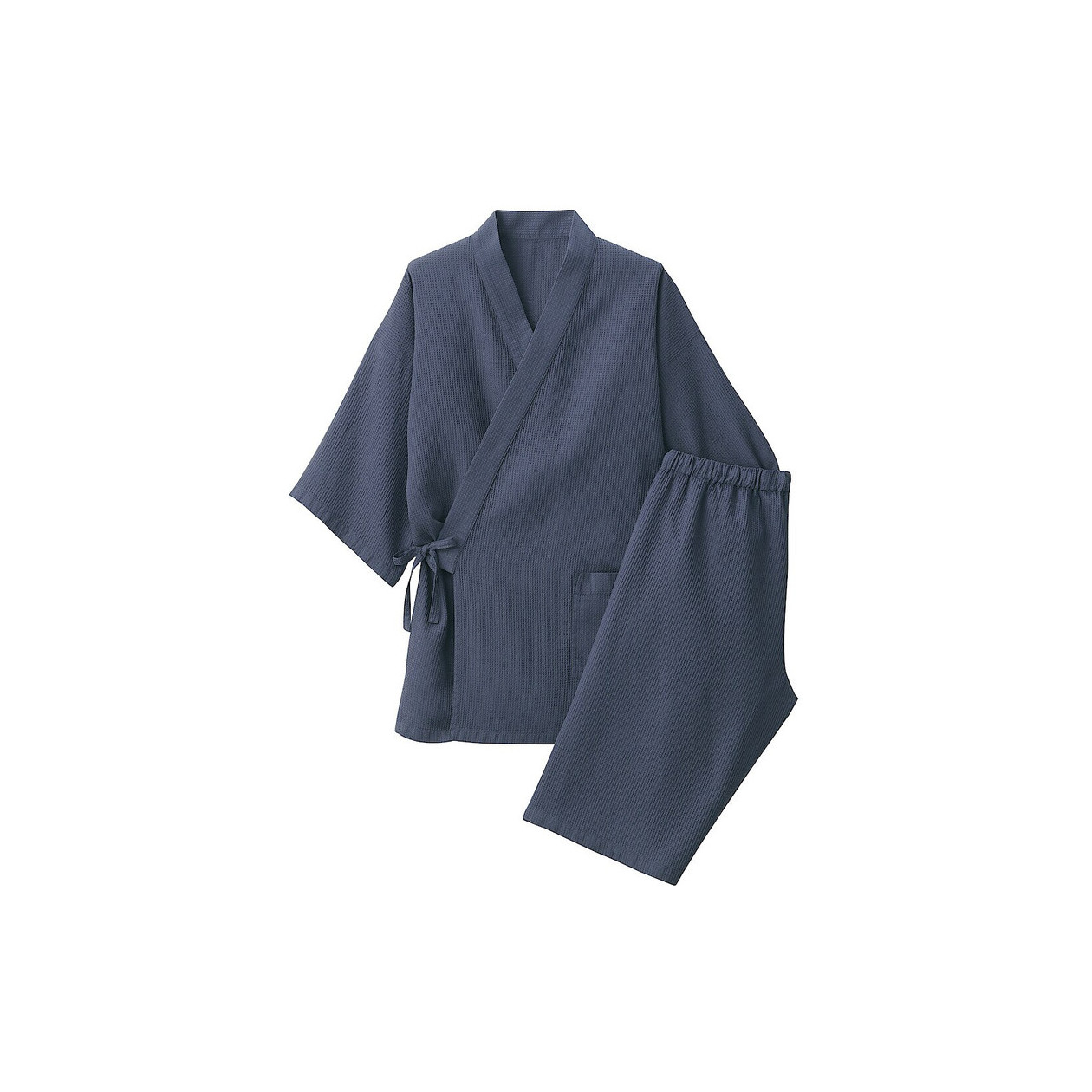 Jinbei z lyocellu granatowy