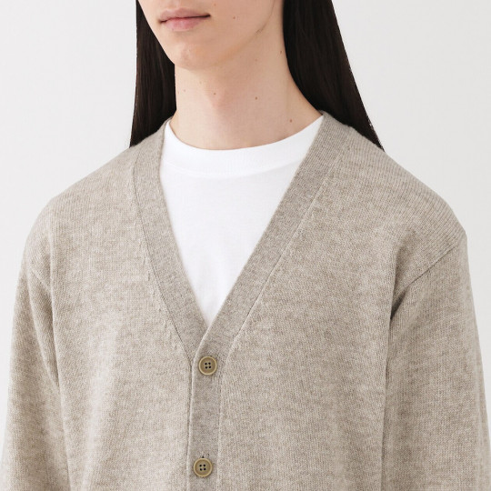 Kardigan wełniany czarny