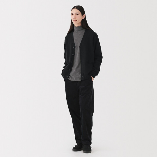 Kardigan wełniany czarny