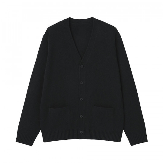 Kardigan wełniany czarny