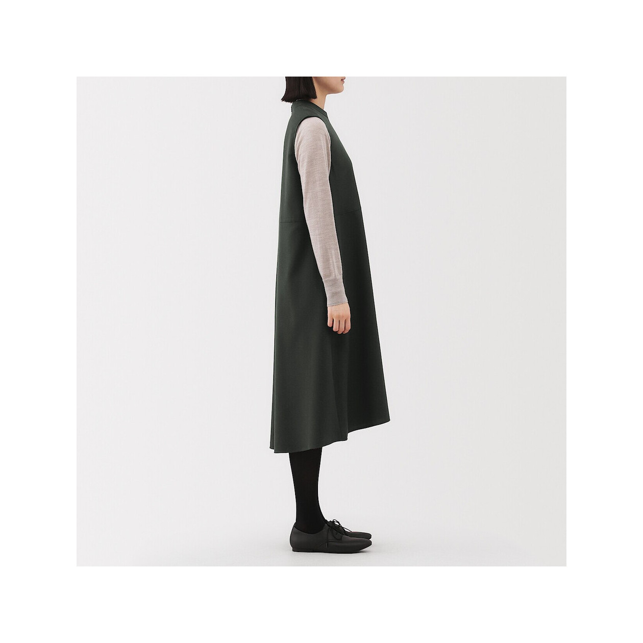 Sukienka bez rękawów szara