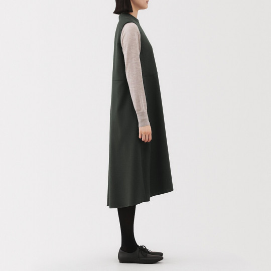 Sukienka bez rękawów szara