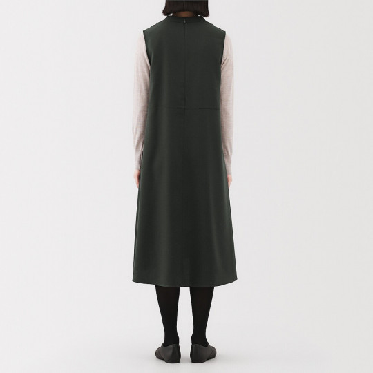 Sukienka bez rękawów szara