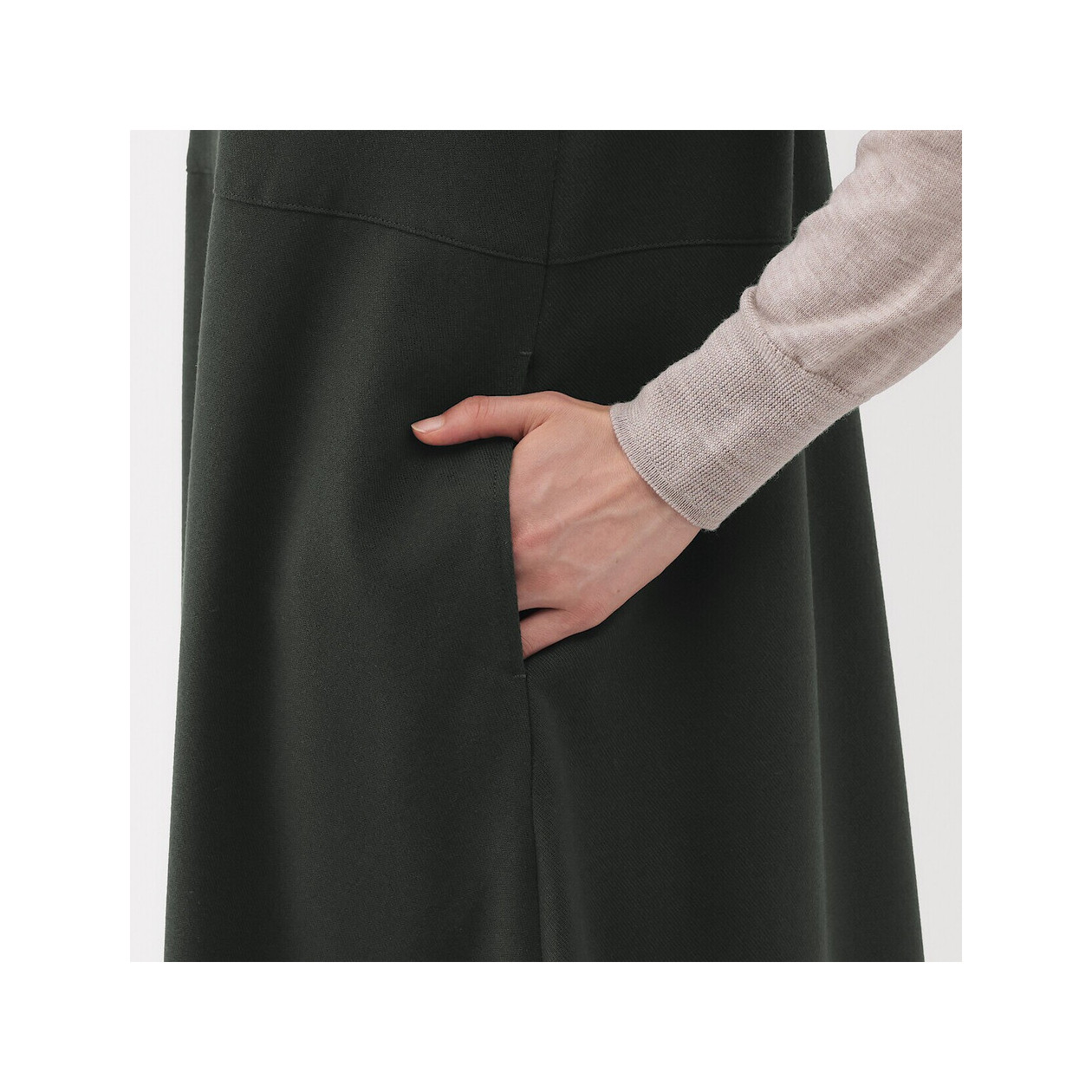 Sukienka bez rękawów szara