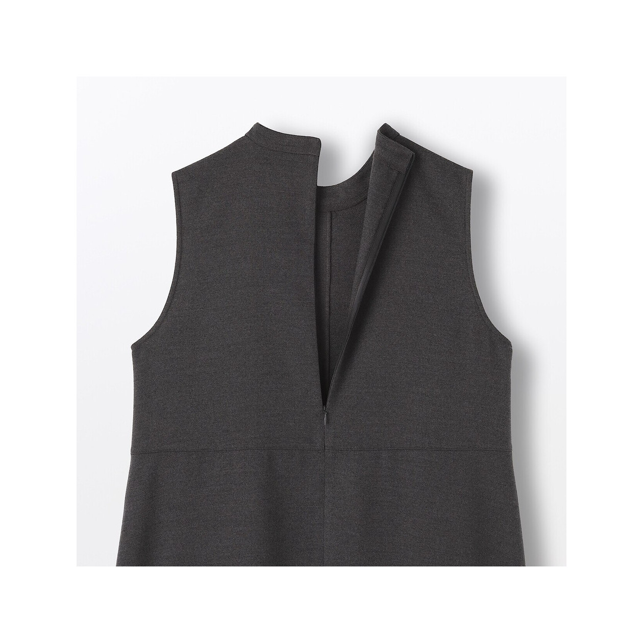 Sukienka bez rękawów szara