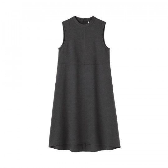 Sukienka bez rękawów szara