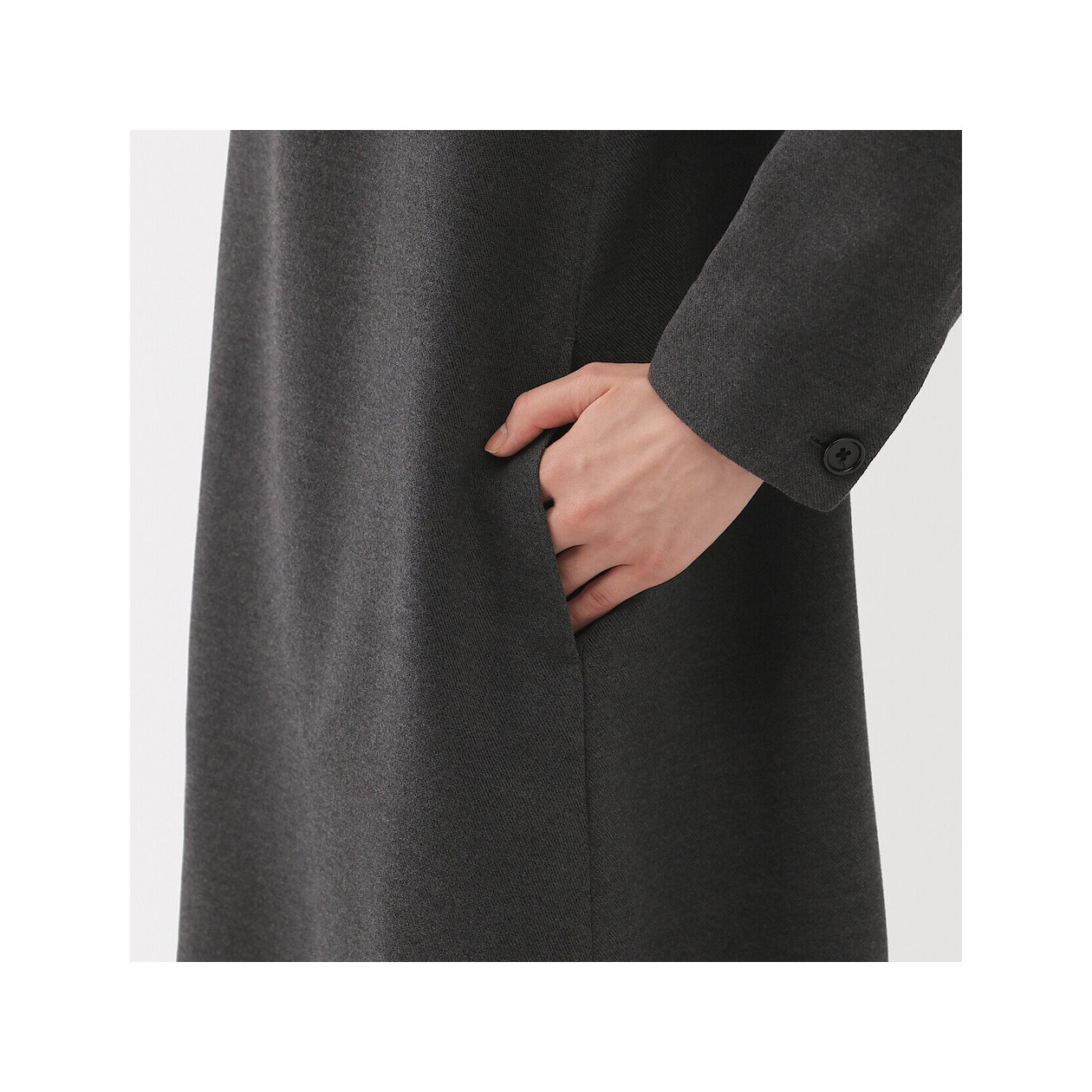 Sukienka z rękawem szara