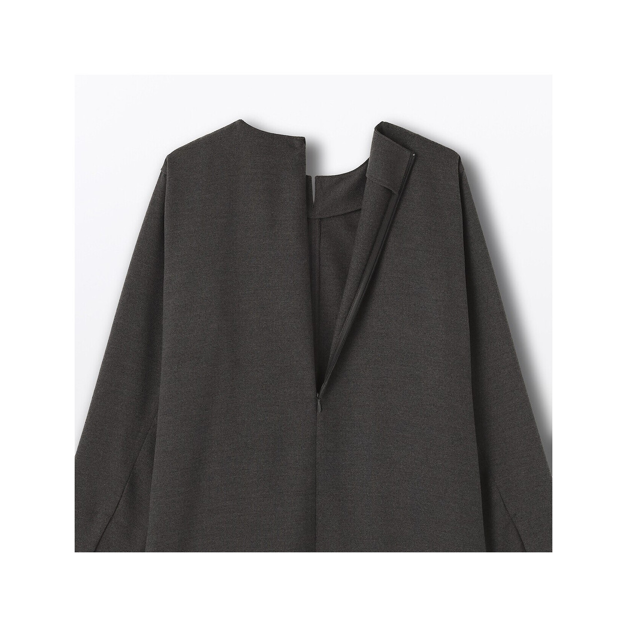 Sukienka z rękawem szara