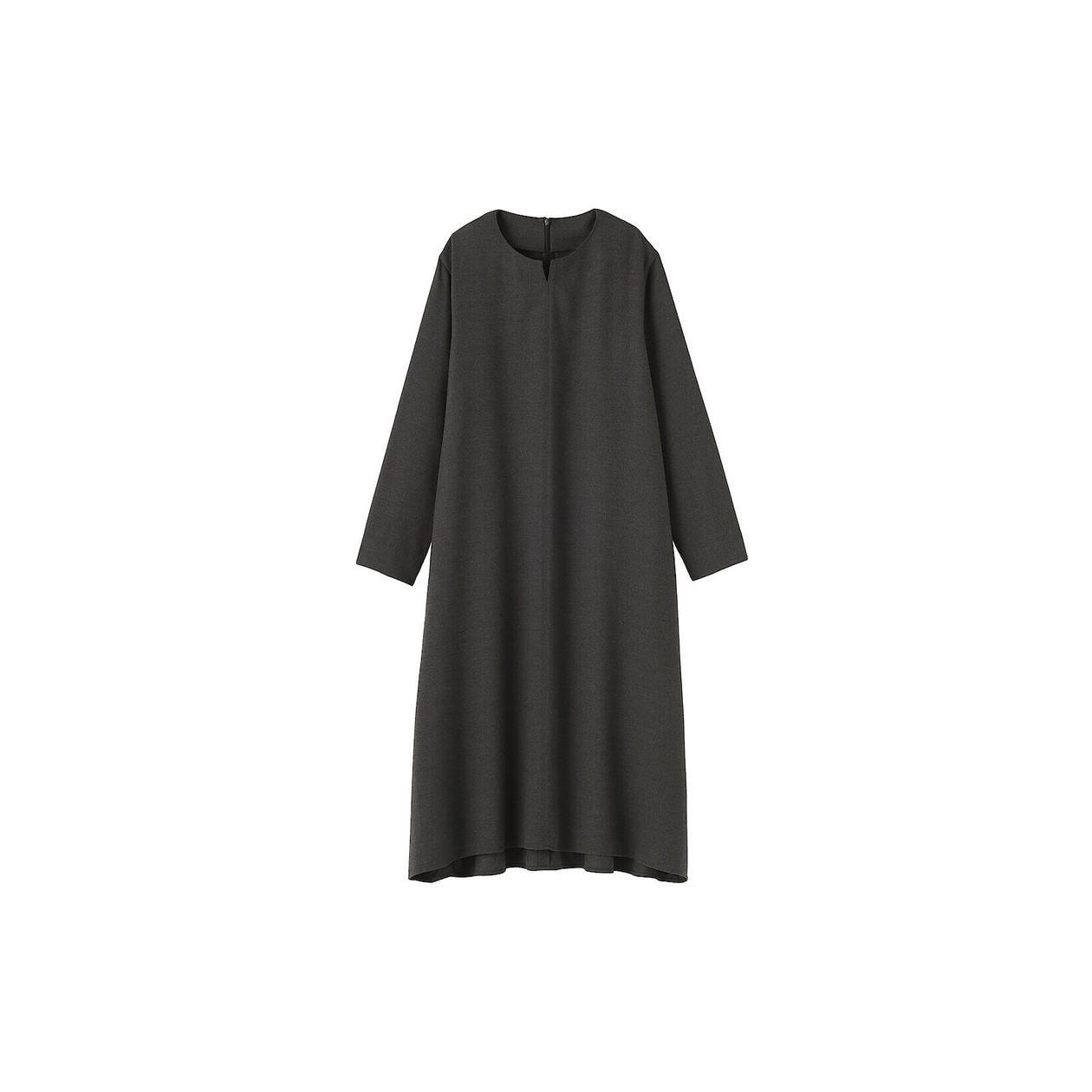 Sukienka z rękawem szara