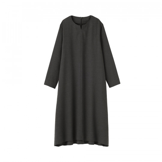 Sukienka z rękawem szara