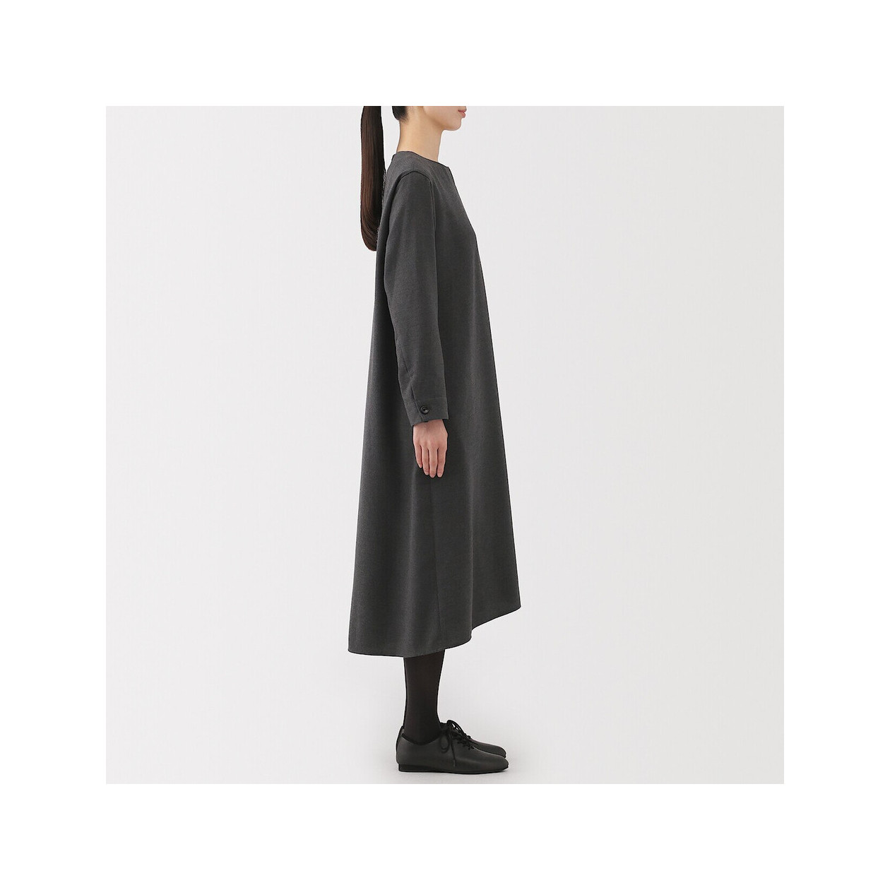 Sukienka z rękawem granatowa