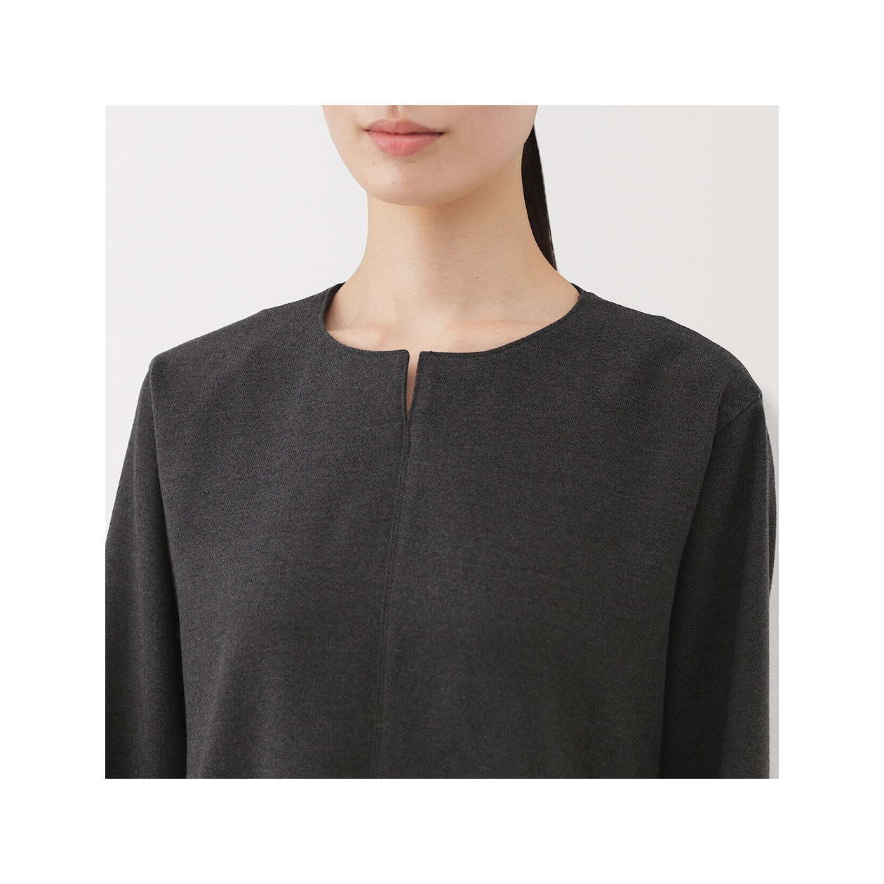 Sukienka z rękawem granatowa