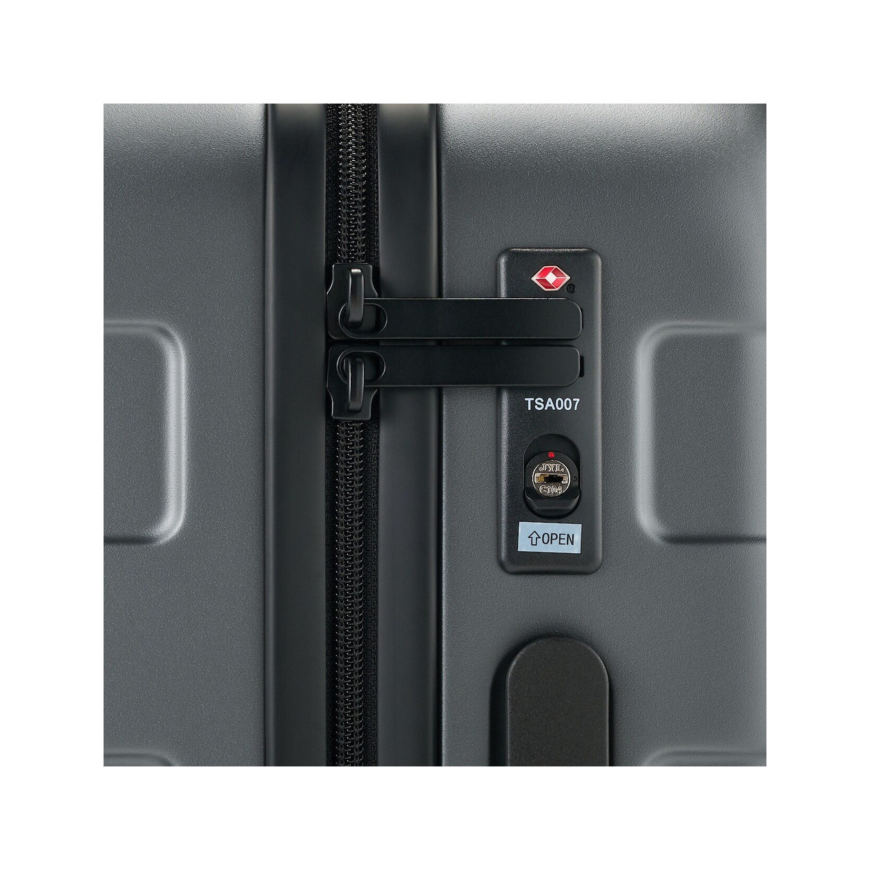 Walizka twarda z poliwęglanu 36l szara