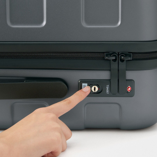 Walizka twarda z poliwęglanu 36l szara