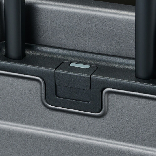 Walizka twarda z poliwęglanu 36l szara