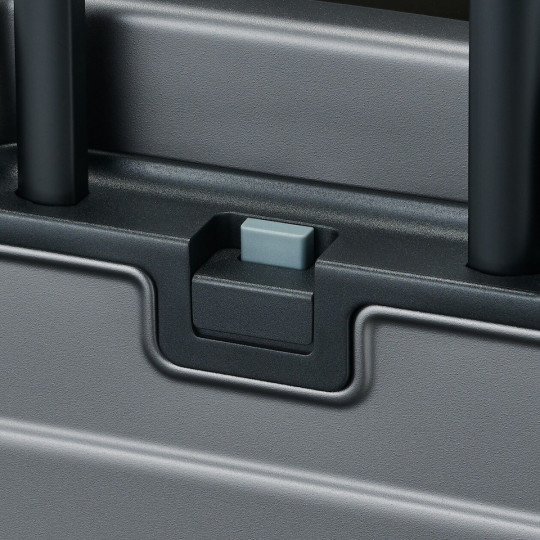 Walizka twarda z poliwęglanu 36l szara