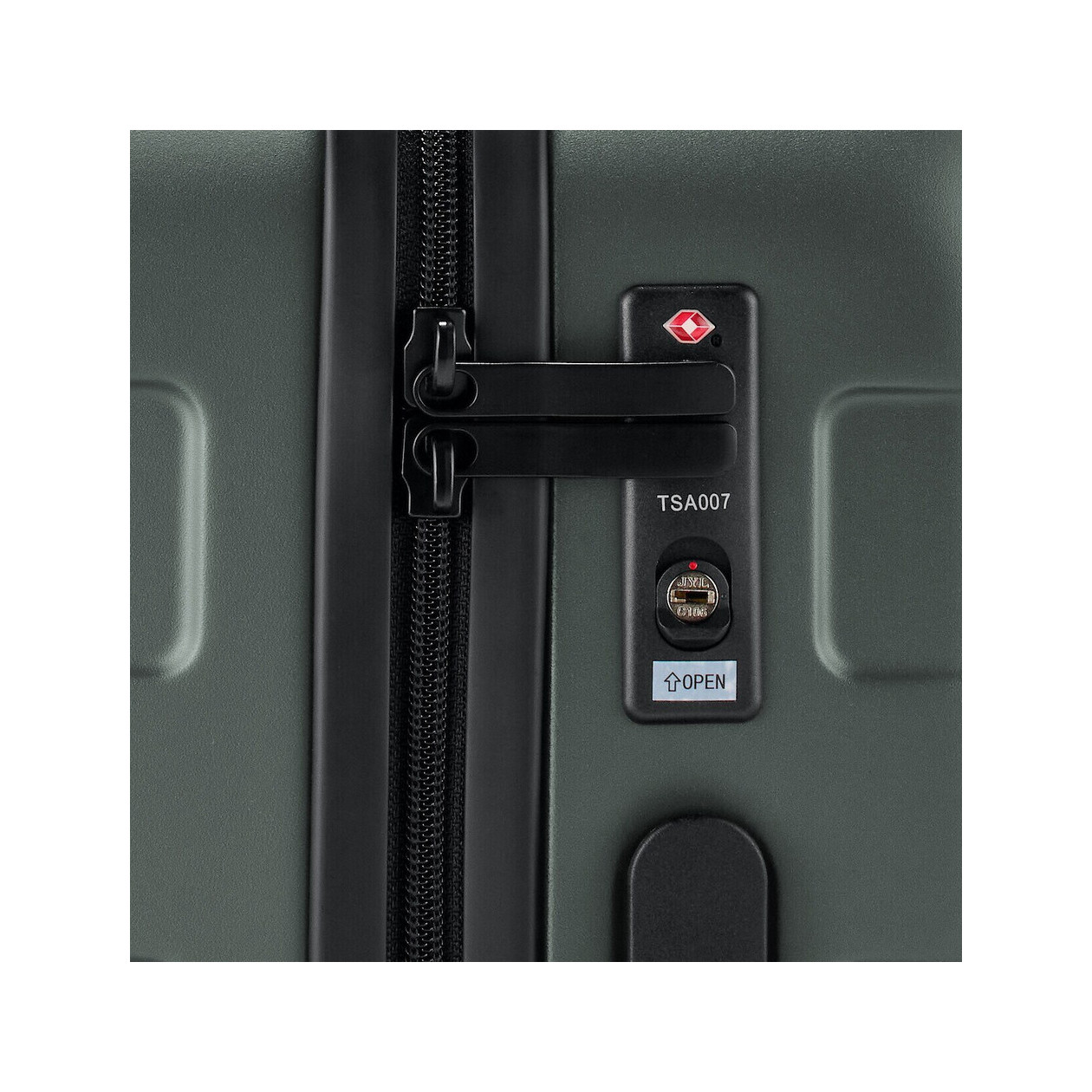 Walizka twarda z poliwęglanu 36l khaki