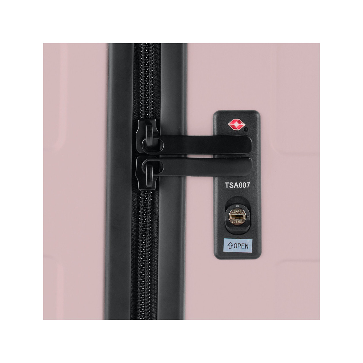 Walizka twarda z poliwęglanu 36l różowa