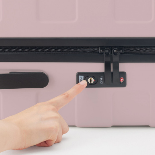 Walizka twarda z poliwęglanu 36l różowa