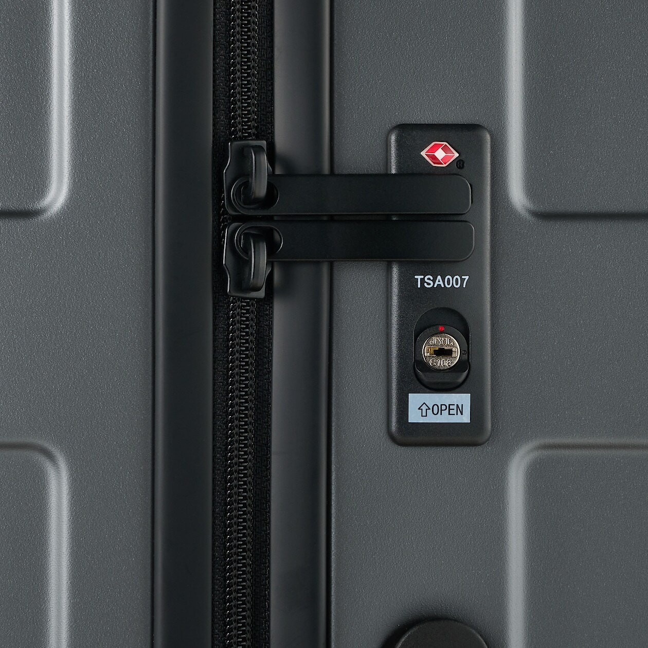 Walizka twarda z poliwęglanu 75l szara