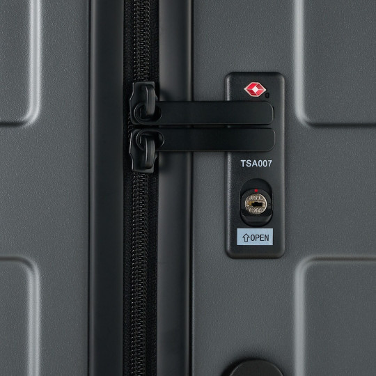 Walizka twarda z poliwęglanu 75l szara