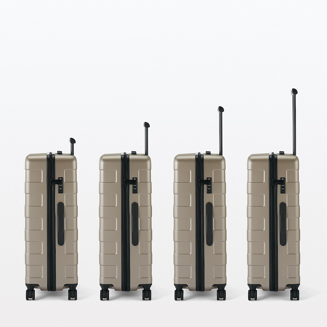 Walizka twarda z poliwęglanu 75l szara