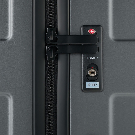 Walizka twarda z poliwęglanu 105l szara