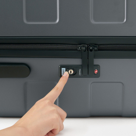 Walizka twarda z poliwęglanu 105l szara