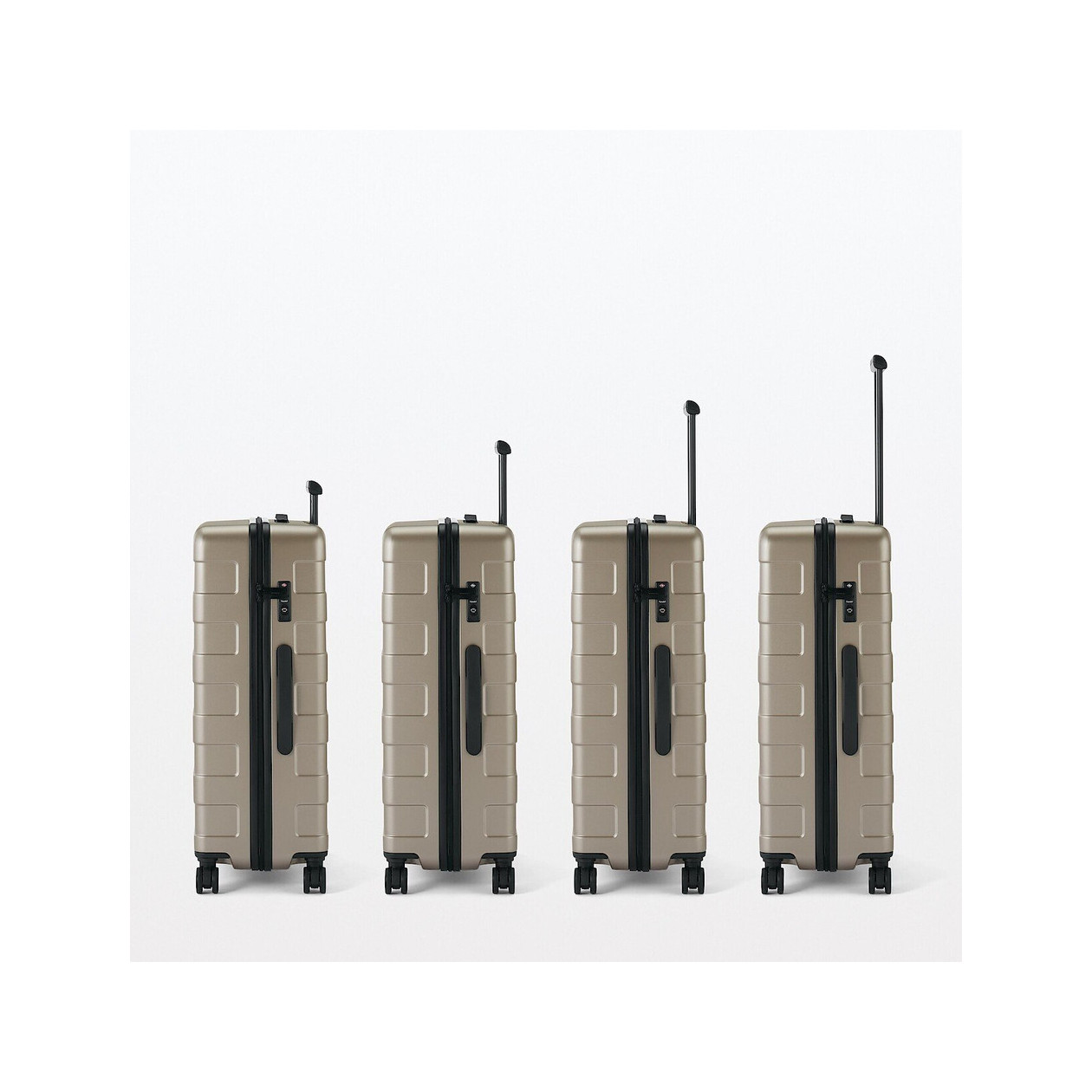 Walizka twarda z poliwęglanu 105l szara