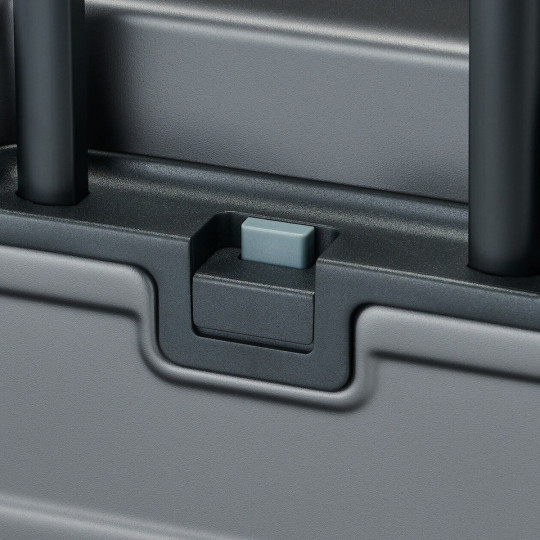 Walizka twarda z poliwęglanu 105l szara