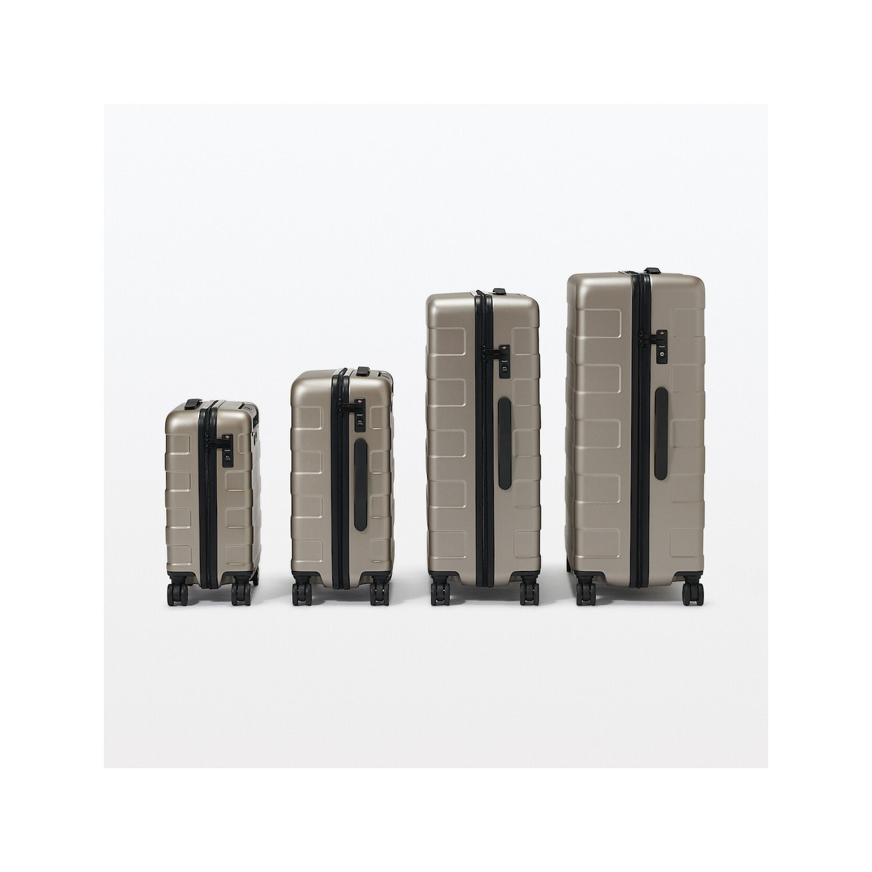 Walizka twarda z poliwęglanu 105l szara