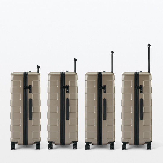 Walizka twarda z poliwęglanu 105l beżowa