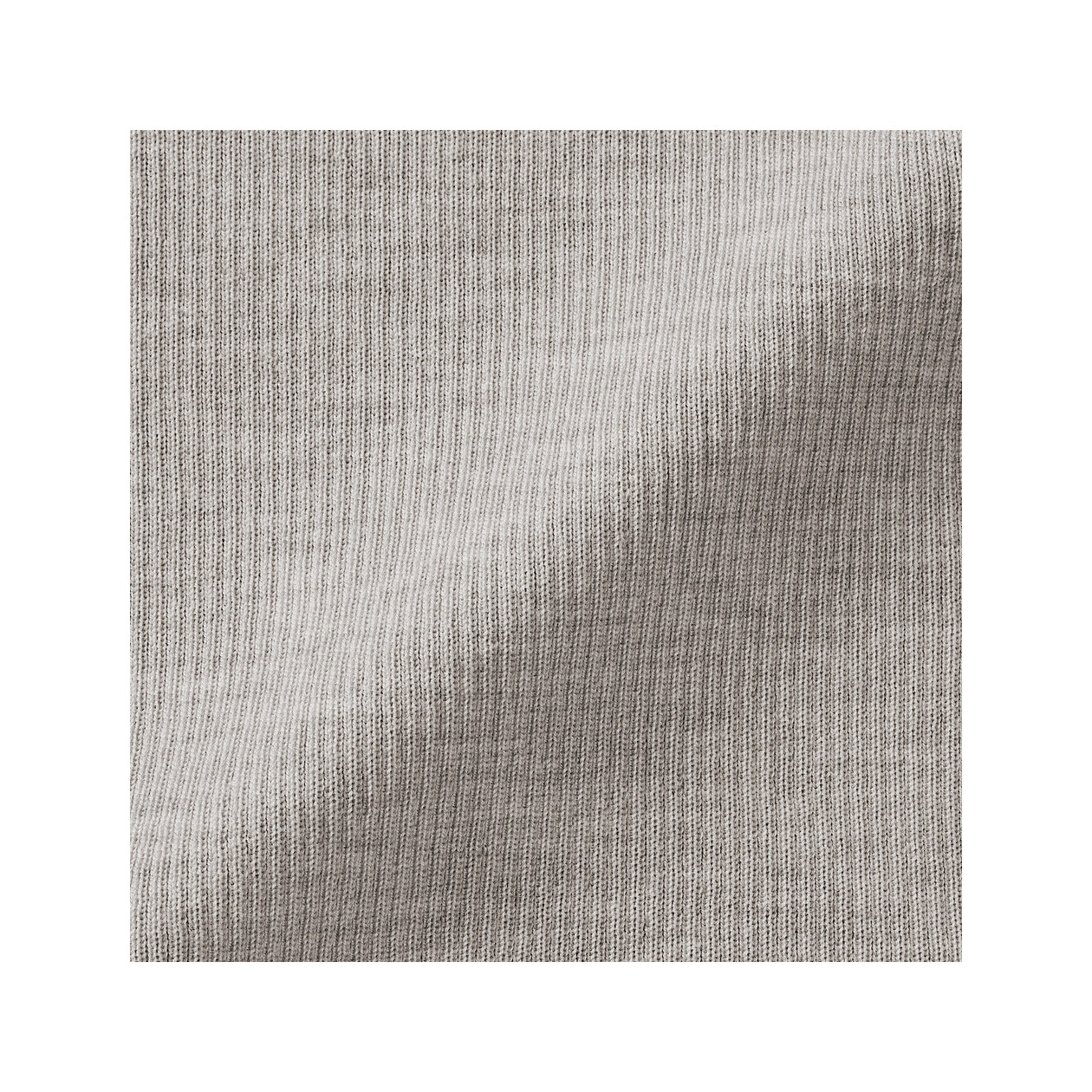 Golf niegryzący wełniany w prążki beżowy